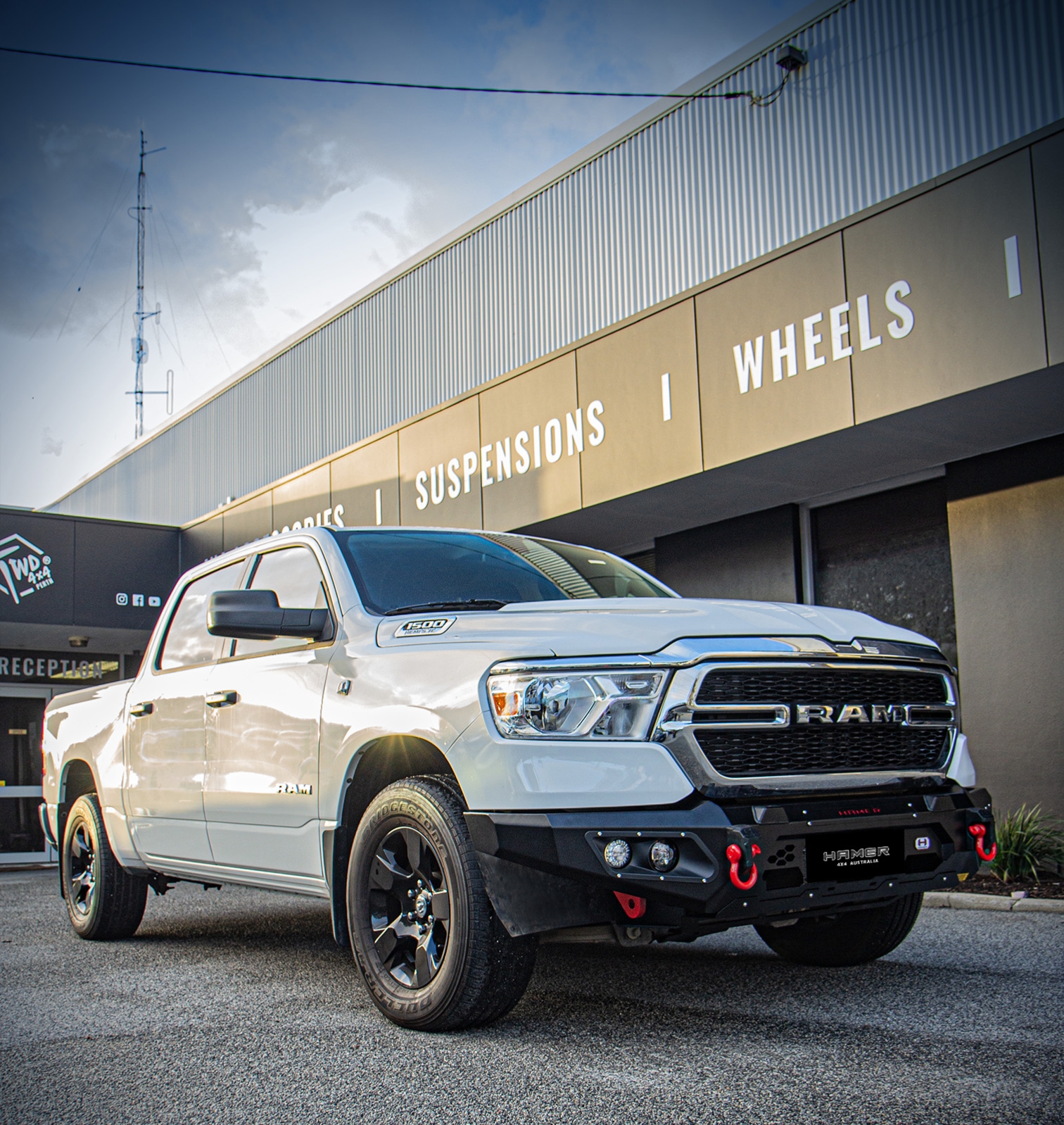 RAM 1500 DT Bull Bar – Hamer King Series - Image 2