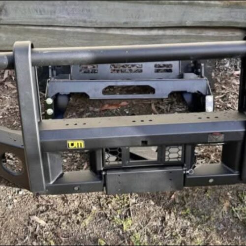 USED TJM Outback Bull Bar Black Steel For Toyota Prado 250 Series-070ST13N88P