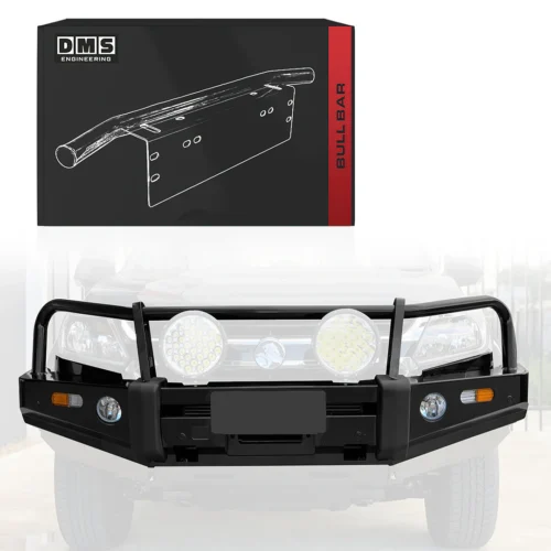 Nissan Navara D23 NP300 (2020 – 2025) Viking X Steel Bull Bar + LED Lights